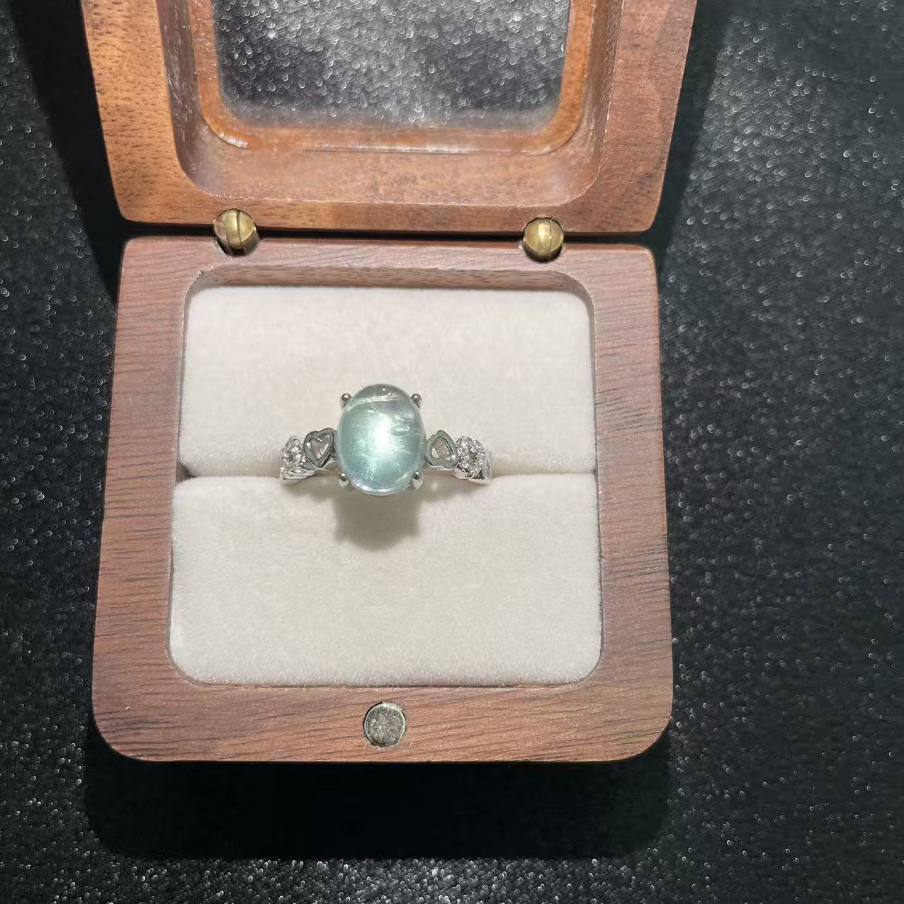 (B39)天然石指輪