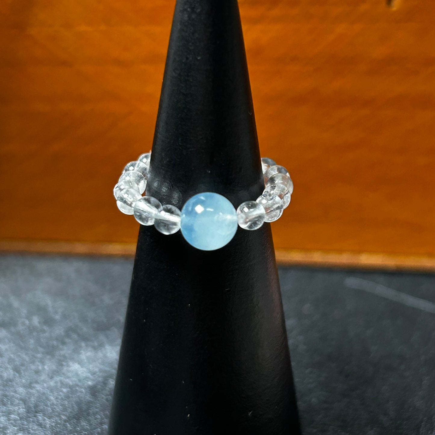 (B11)天然石指輪