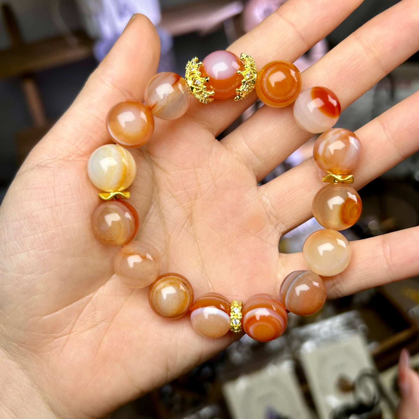 (DA4専用)天然石ブレスレット