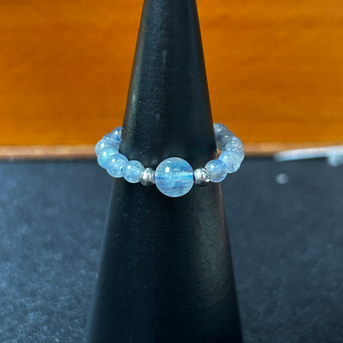 (B19)天然石指輪