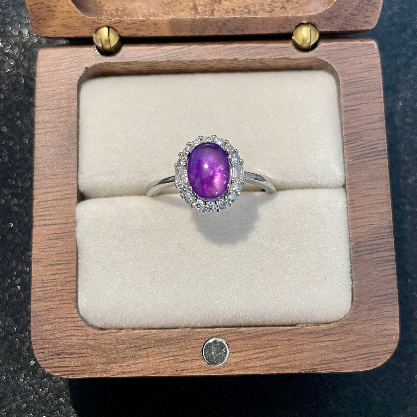 (B26)天然石指輪