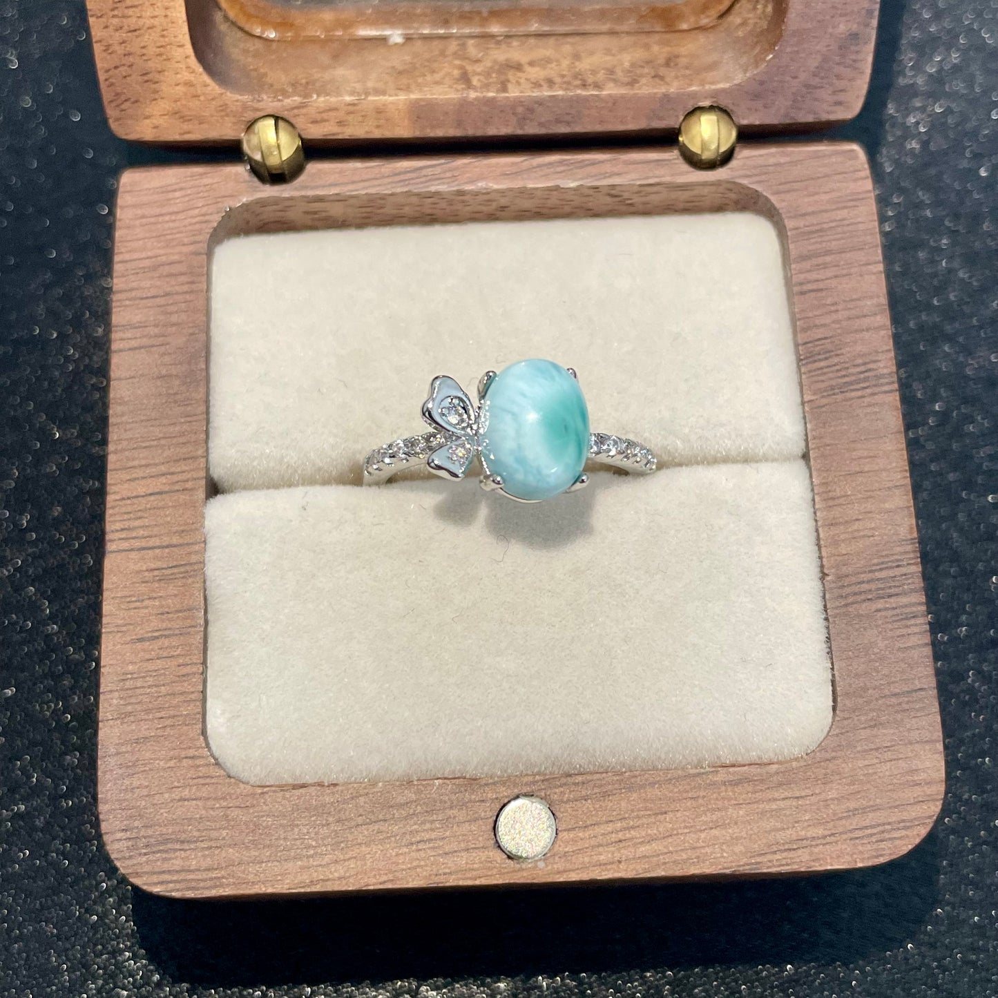 (B31)天然石指輪