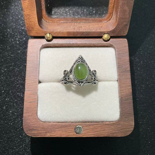 (B37)天然石指輪