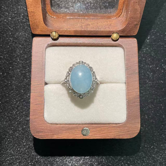 (B34)天然石指輪