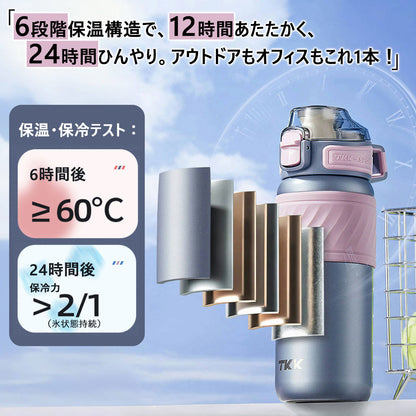 YOSHIFUKU タンブラー 魔法瓶 保冷 保温 500ml