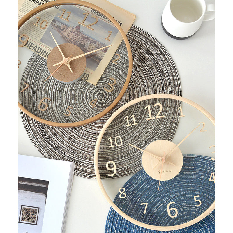 YOSHIFUKU 時計 壁掛け時計 透明 壁掛け