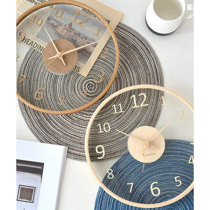 YOSHIFUKU 時計 壁掛け時計 透明 壁掛け