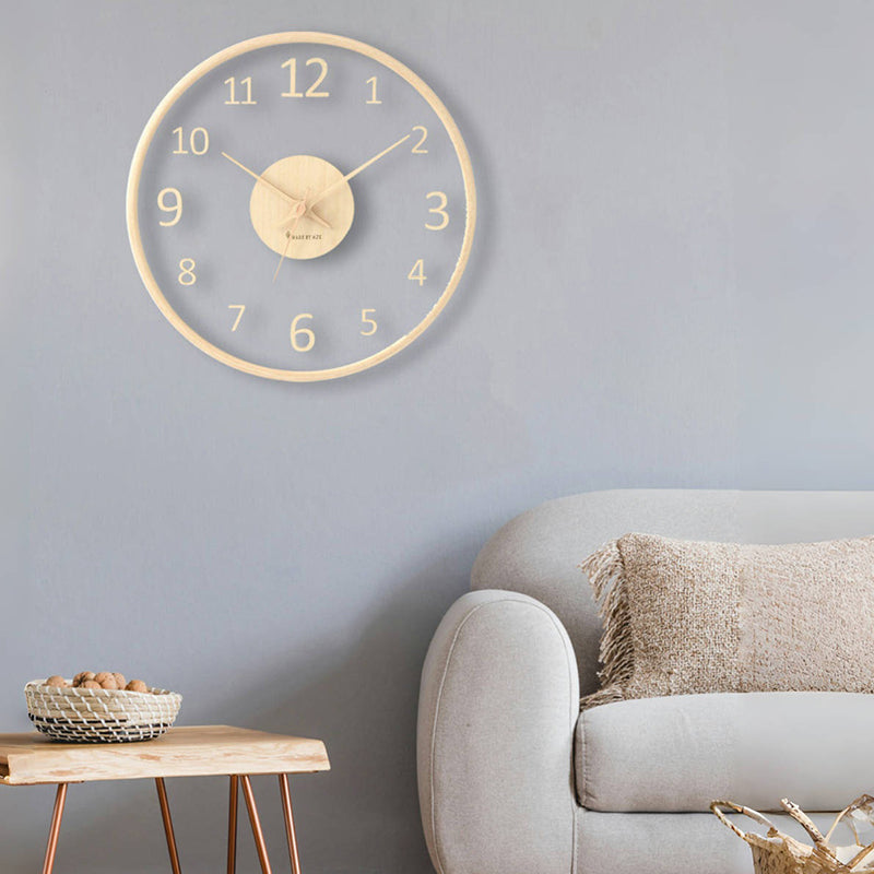 YOSHIFUKU 時計 壁掛け時計 透明 壁掛け