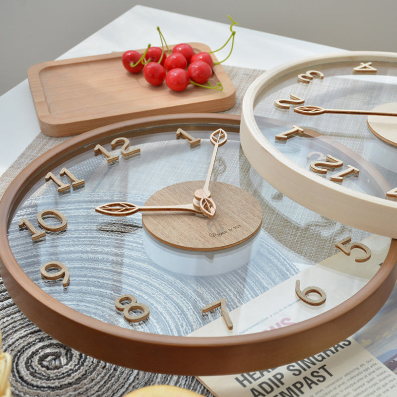 YOSHIFUKU 時計 壁掛け時計 透明 壁掛け