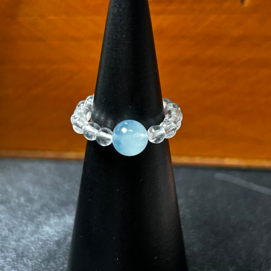 (B11)天然石指輪