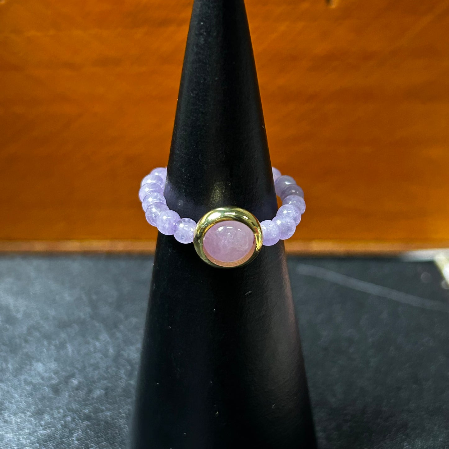 (B12)天然石指輪