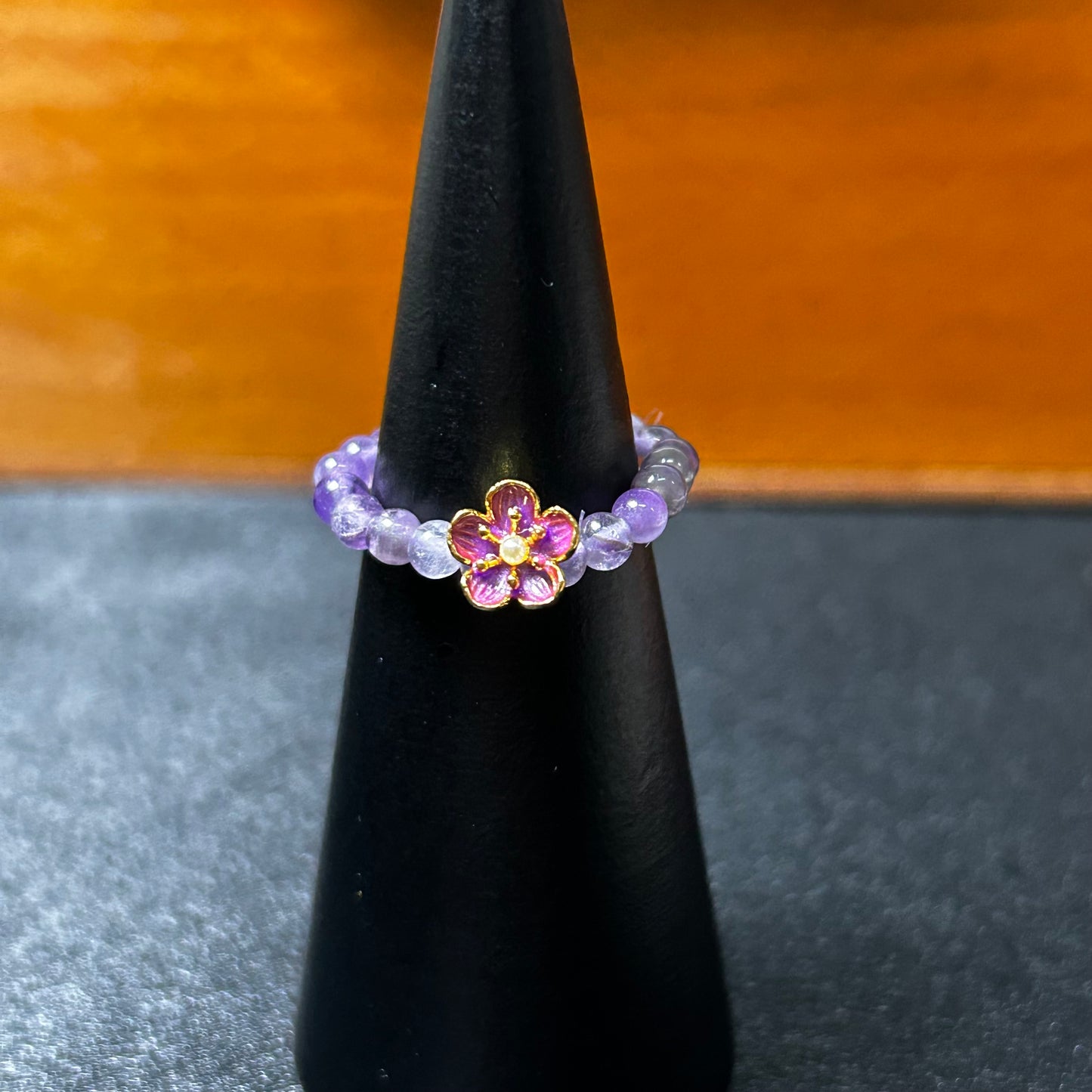 (B13)天然石指輪