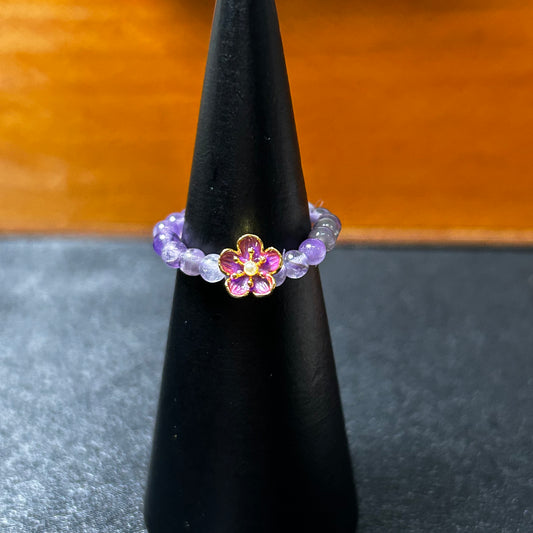 (B13)天然石指輪