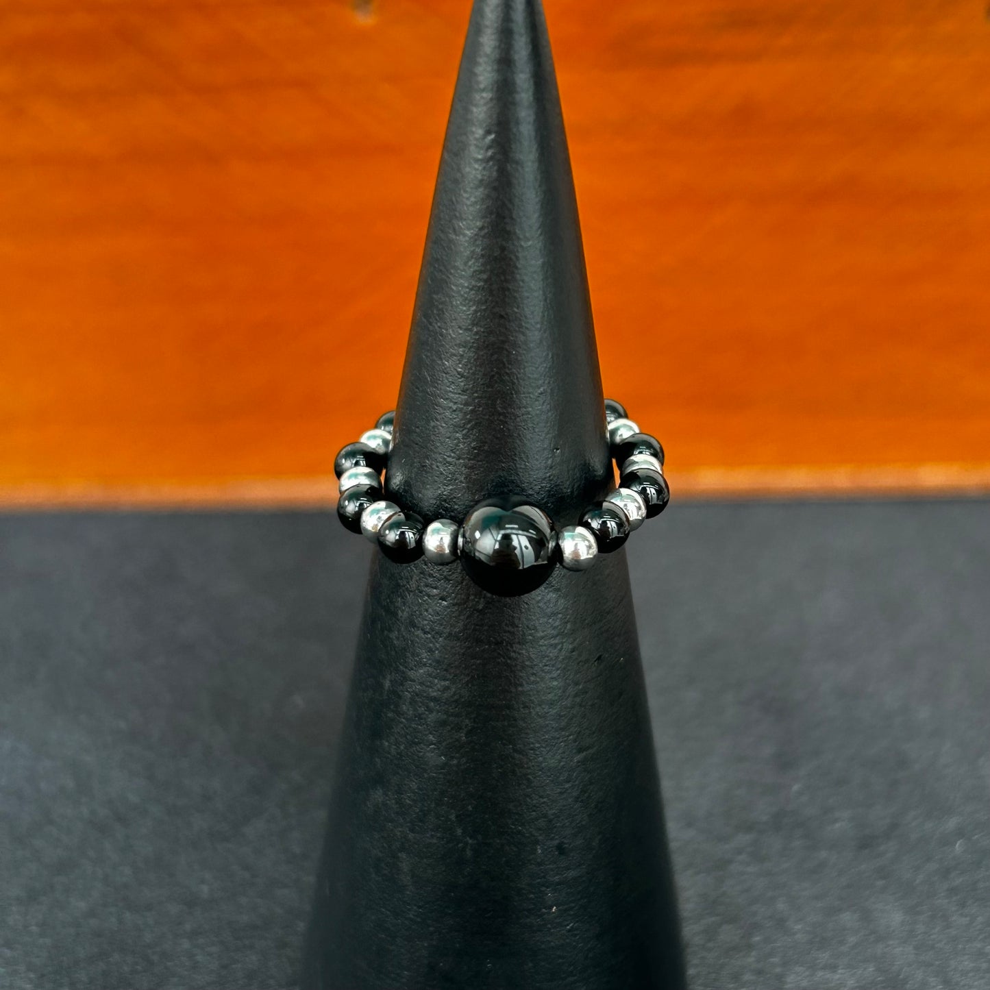 (B16)天然石指輪