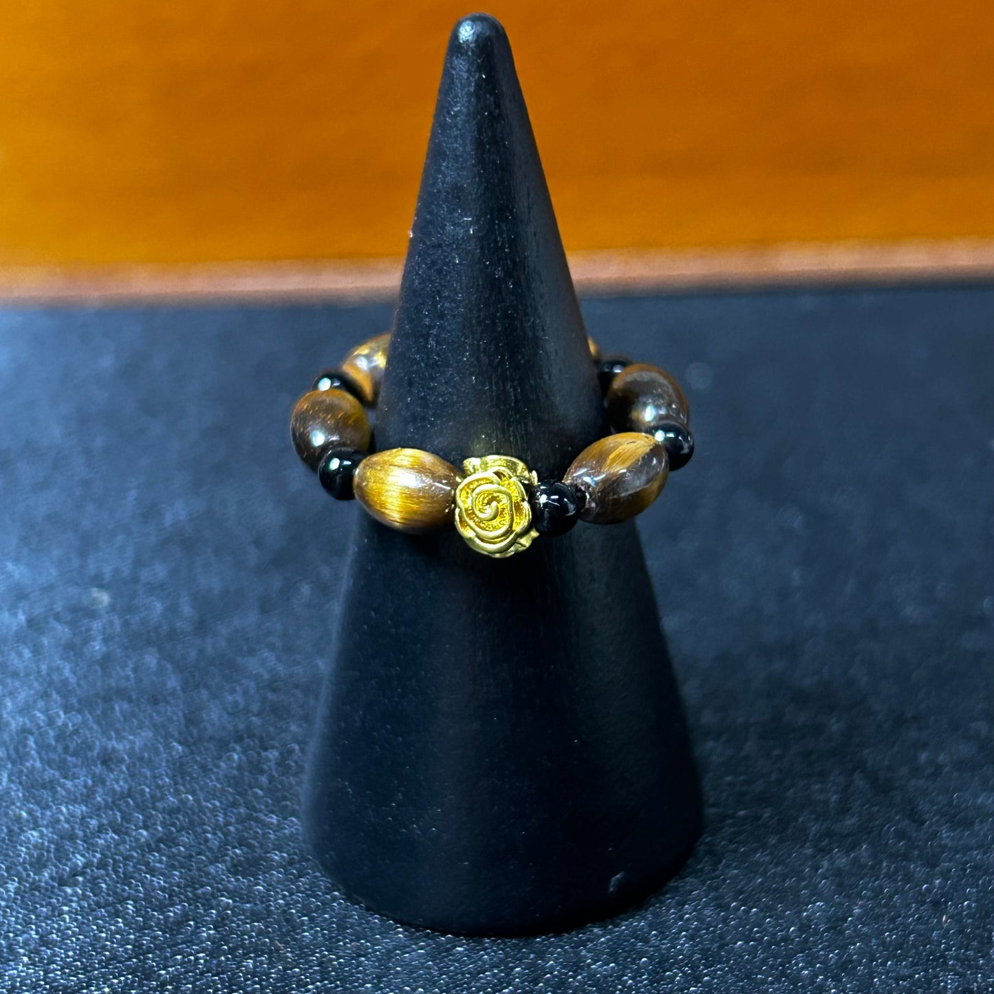 (B17)天然石指輪