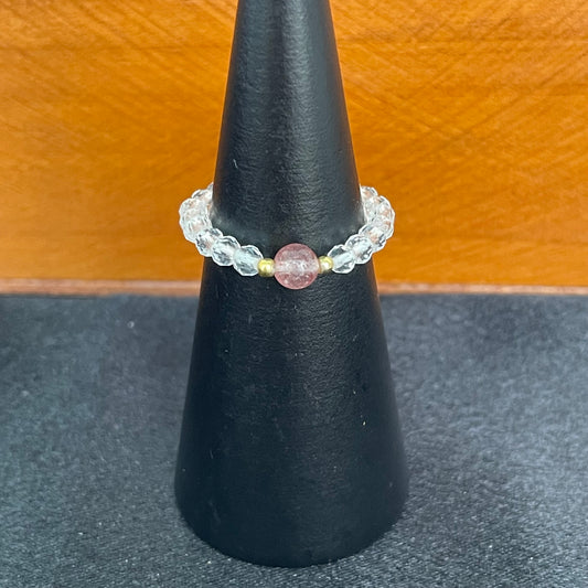 (B23)天然石指輪