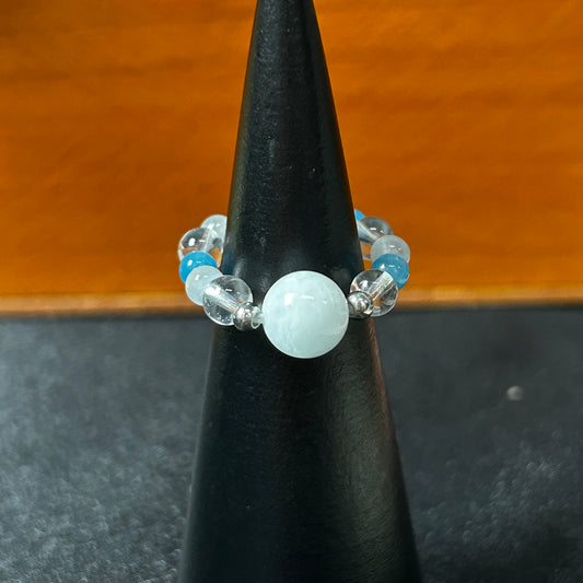 (B21)天然石指輪