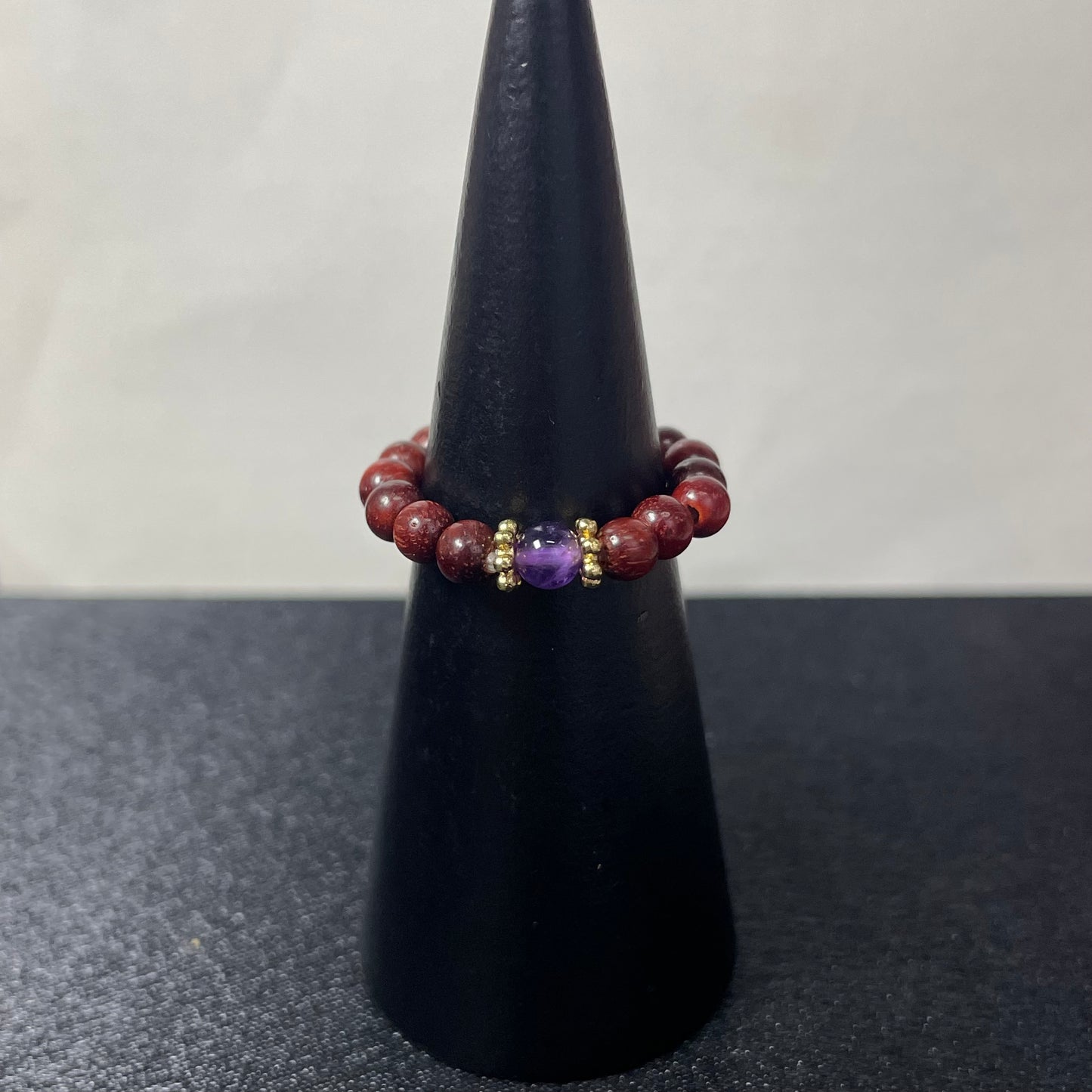 (B08)天然石指輪