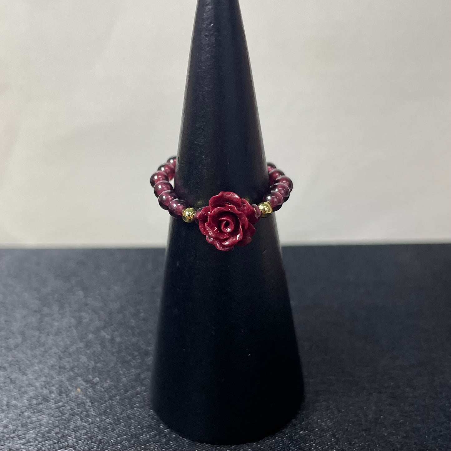 (B07)天然石指輪