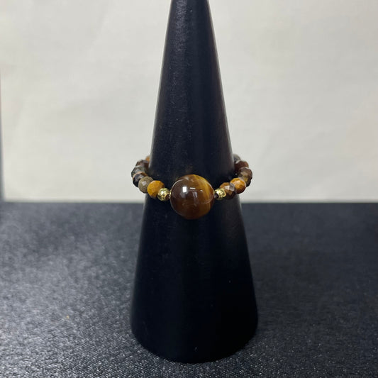 (B09)天然石指輪