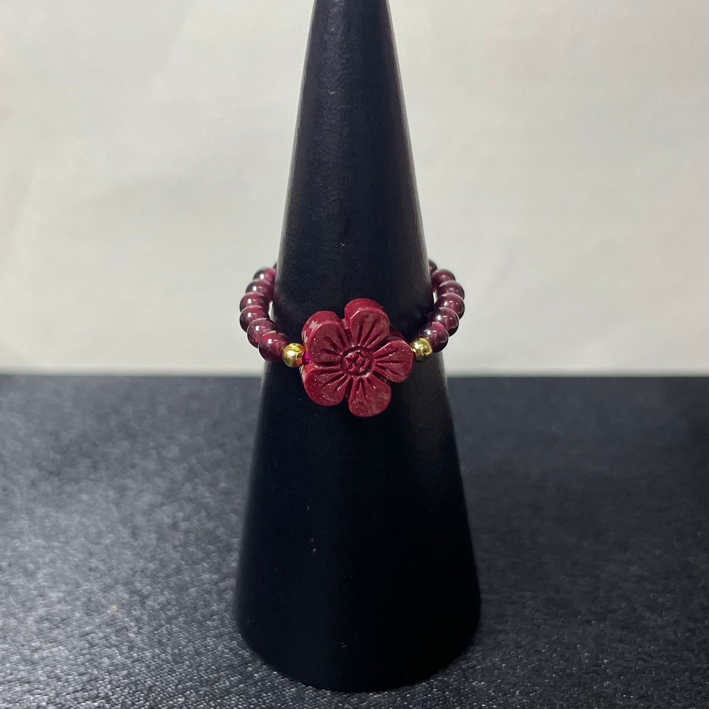 (B06)天然石指輪