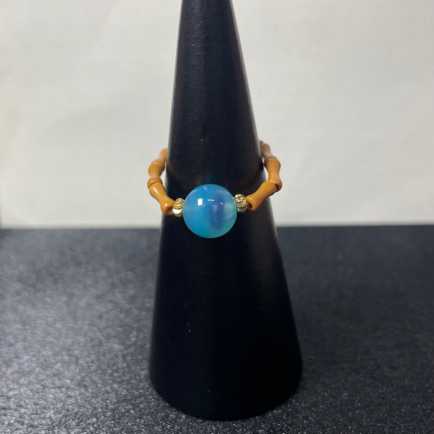 （B01）天然石指輪