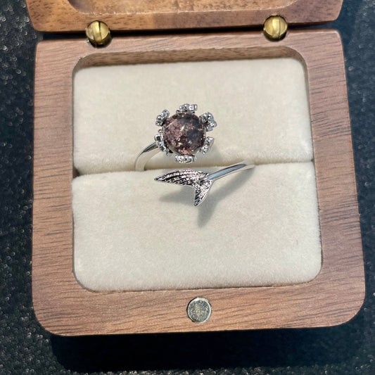 (B27)天然石指輪