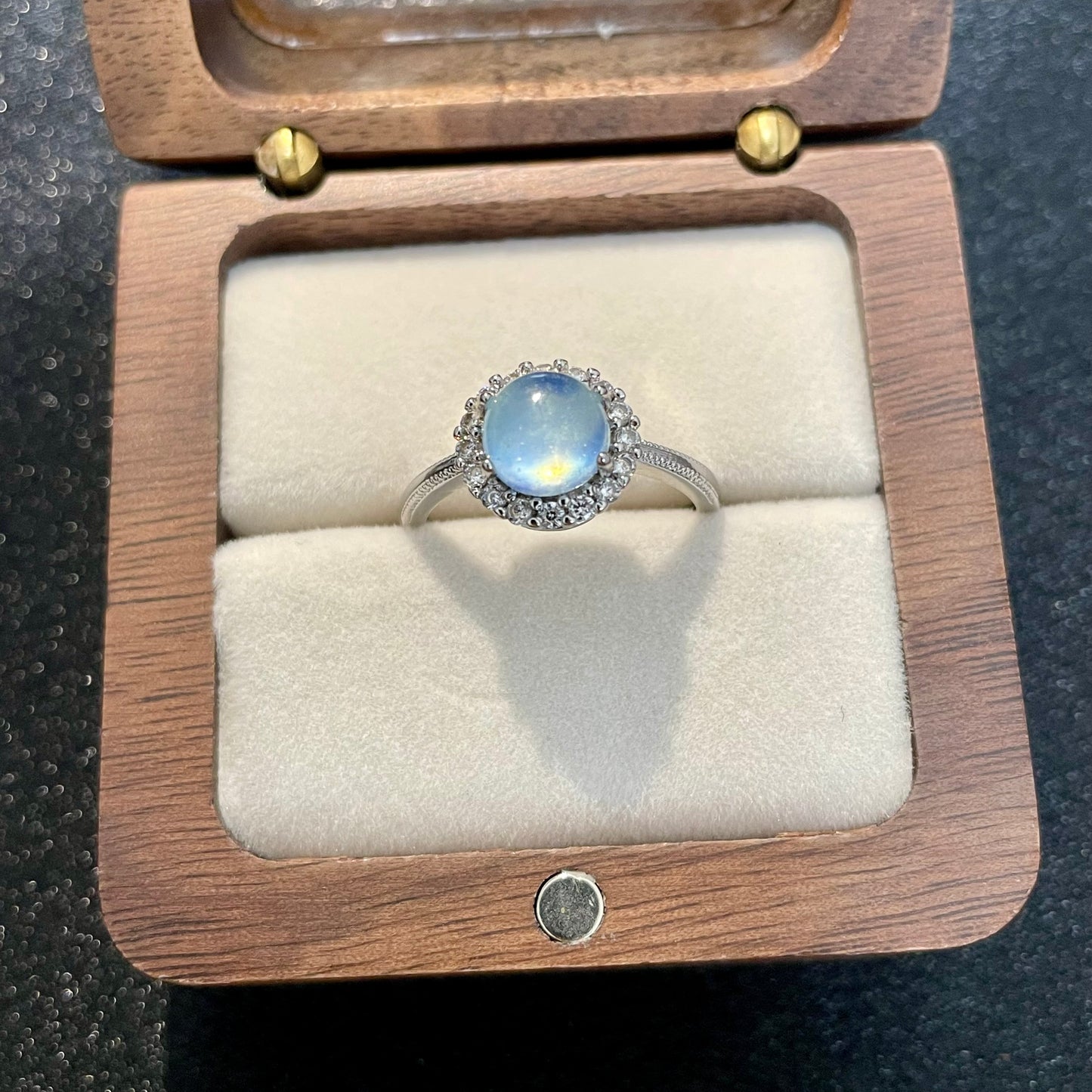 (B28)天然石指輪