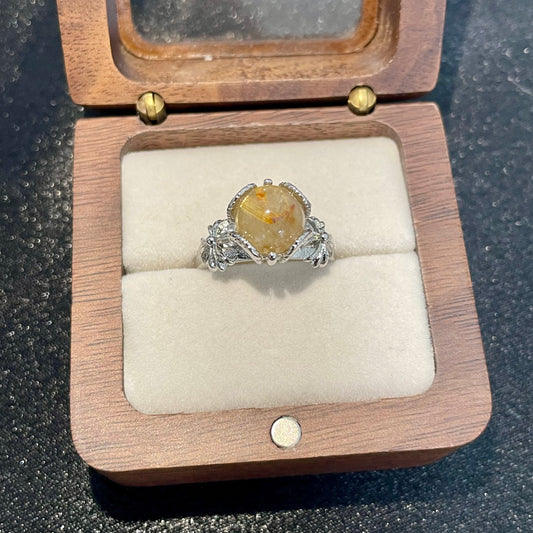 (B33)天然石指輪