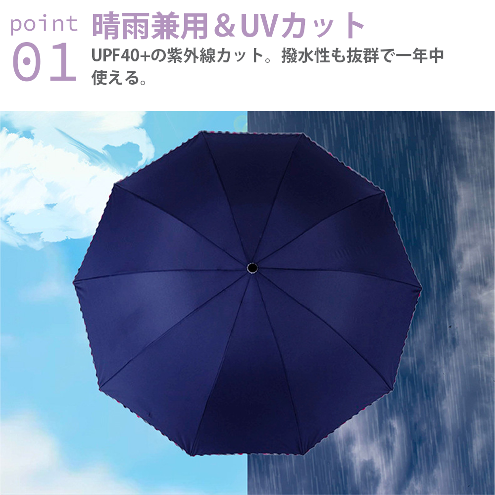 YOSHIFUKU 折りたたみ傘 メンズ レディース