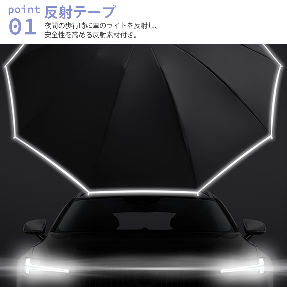 YOSHIFUKU 逆折り傘 自動開閉
