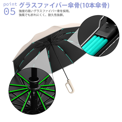 YOSHIFUKU 逆折り傘 自動開閉