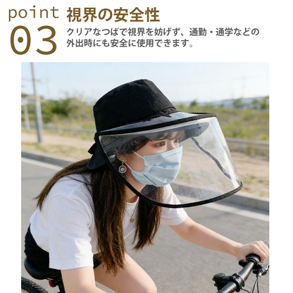 YOSHIFUKU レインクリアバイザー 透明