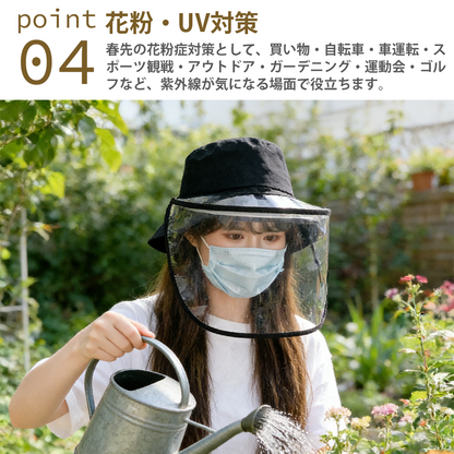 YOSHIFUKU レインクリアバイザー 透明