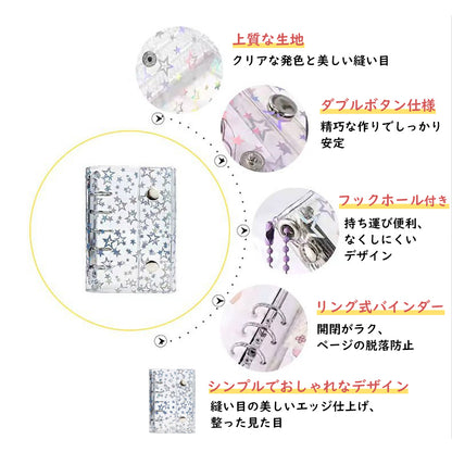 YOSHIFUKU シール帳 PVC M5 A7 A6