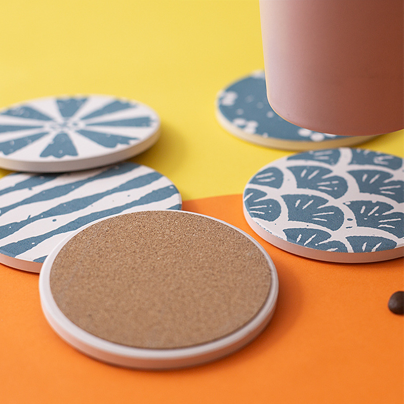 ＼選べる10タイプ／YOSHIFUKU コースター 吸水 珪藻土 和風 珪藻土コースター