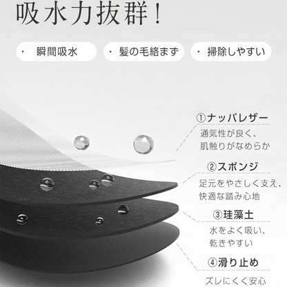 YOSHIFUKU バスマット 珪藻土 珪藻土マット バスマット